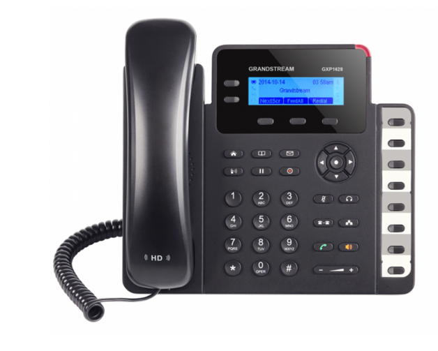 Image of Grandstream Networks GXP1628 telephone DECT telephone Black