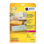 Avery L4772-25 printer label Transparent