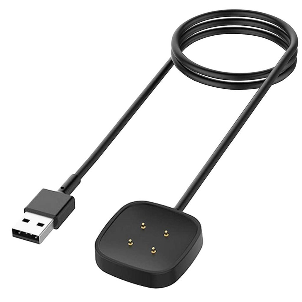 EU Product - Charger for Fitbit Sense 2/Versa 3/Versa 4 - Black