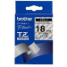 Brother Black on Clear Gloss Laminated Tape, 18mm label-making tape TZ