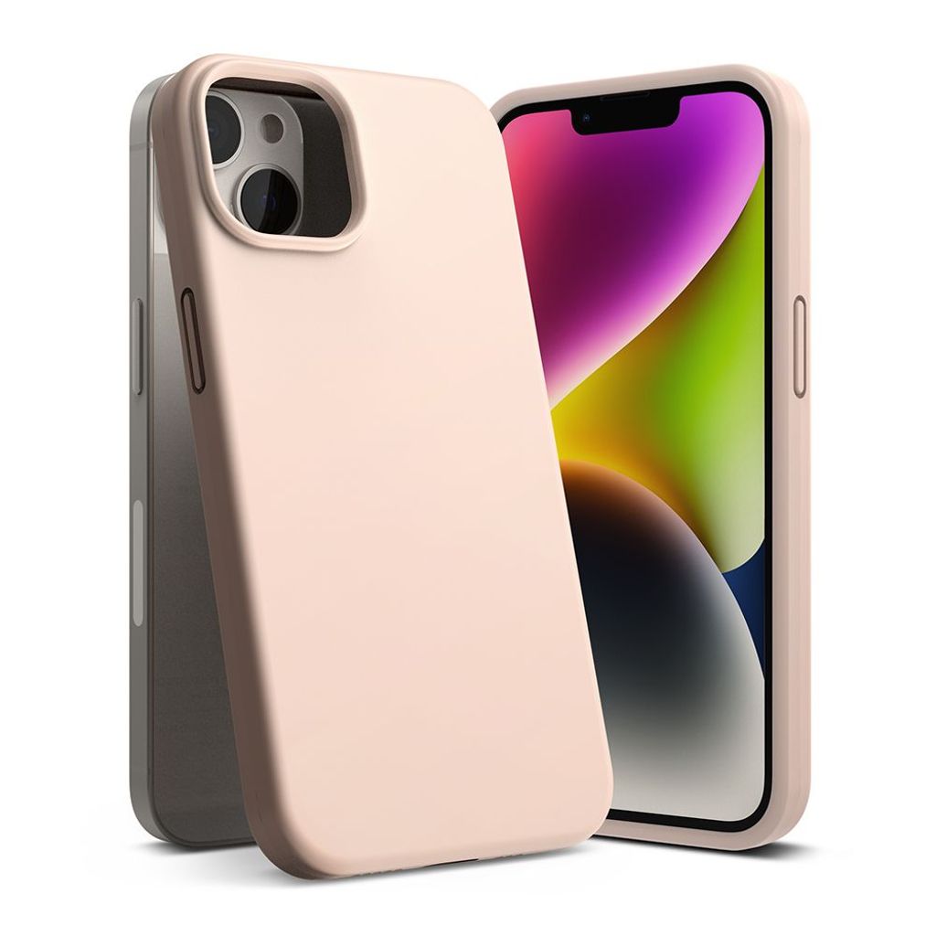 EU Product - Silicone Case for iPhone 14 Plus - Pink Sand thumbnail