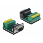 DeLOCK 66321 wire connector 1 x serial Sub-D 9, 1 x 9 pin Black, Green, Silver, Yellow