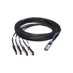 DELL QSFP+ / 4xSFP+, 1m InfiniBand en Glasvezelkabel QSFP+ 4 x SFP+