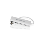 iogear GUH304 interface hub USB 3.2 Gen 1 (3.1 Gen 1) Type-A 5000 Mbit/s Aluminium