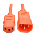 Tripp Lite P005-003-AOR power cable Orange 35.4" (0.9 m) C14 coupler C13 coupler