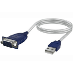 Sabrent CB-9PTF serial cable Blue USB 2.0 RS-232
