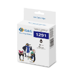 G&G Image 14630/NP-R2-1291BK Ink cartridge black, 1x440 pages 15ml Pack=1 (replaces Epson T1291) for Epson Stylus BX 320/SX 235 W/SX 420/SX 525/WF 3500