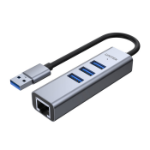 UNITEK uHUB Q4+ Wired USB 3.2 Gen 1 (3.1 Gen 1) Type-A Grey