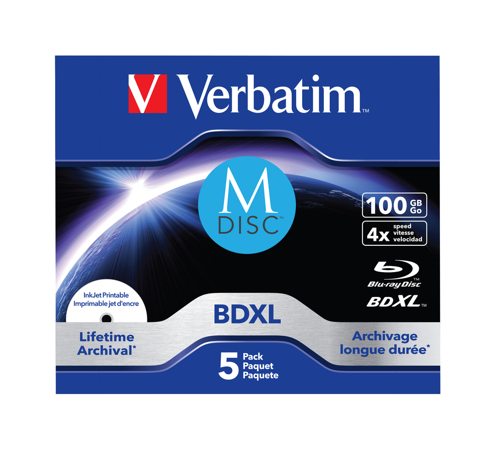 Verbatim 43834 blank Blu-Ray disc BDXL 100 GB 5 pc(s)