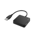 Hama USB Hub, 4 Ports, USB 2.0, 480 Mbit/s