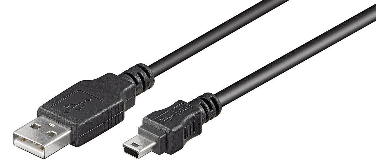 Image of Microconnect USBAMB52 USB cable 1.8 m USB 2.0 USB A Mini-USB B Black