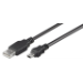 Microconnect USBAMB55 USB cable USB 2.0 5 m USB A Mini-USB B Black
