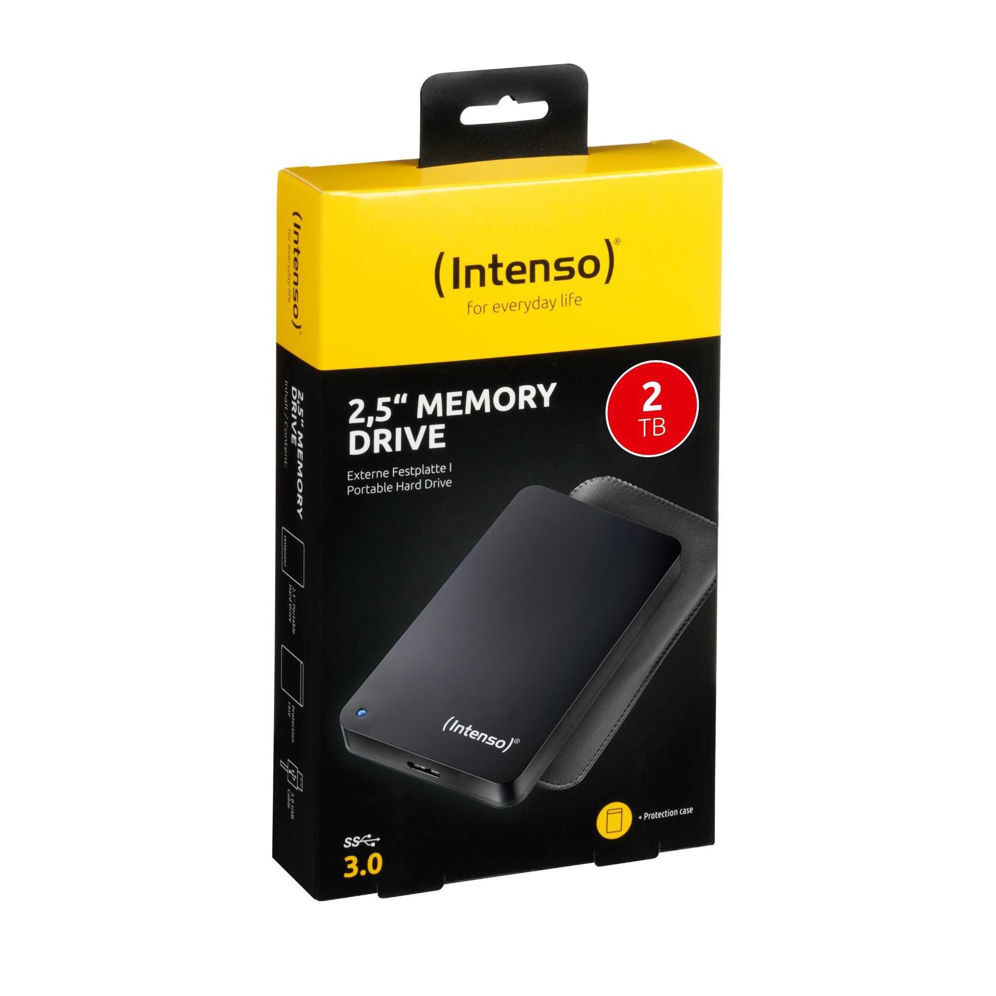 Intenso Memory Drive external hard drive 2000 GB Black
