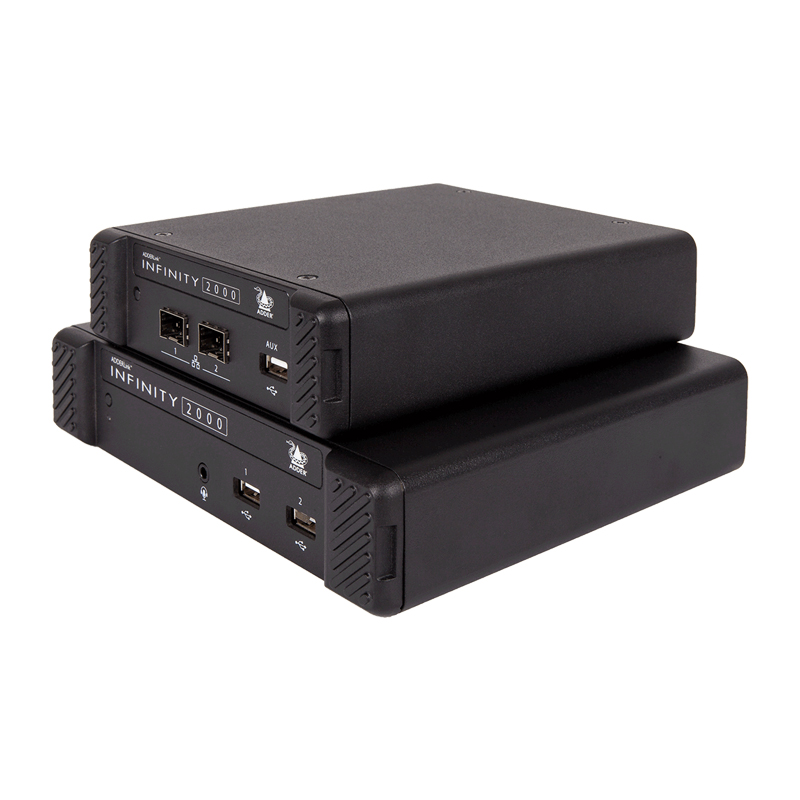 Image of ADDER ALIF2122T ADDERLINK INFINITY DUAL HEAD-DUAL SFP DP++ TX UNIT