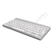 R-Go Tools Ergonomic keyboard R-Go Compact Break, compact keyboard with break software, AZERTY (FR), wired, white