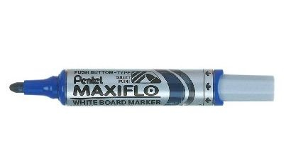 Image of Pentel MWL5M-CO marker 12 pc(s) Bullet tip Blue