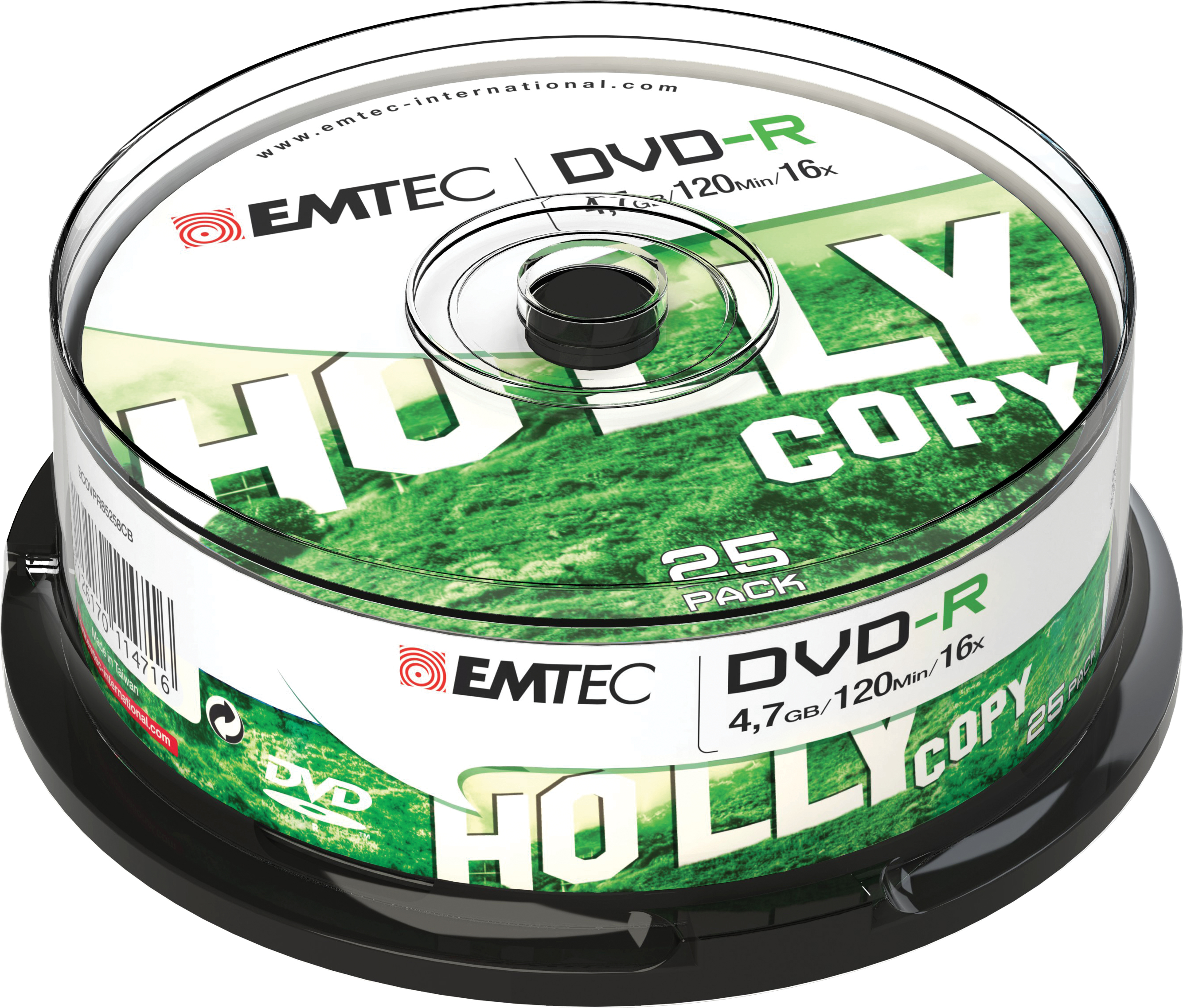 Image of Emtec ECOVR472516CB blank DVD 4.7 GB DVD-R 25 pc(s)