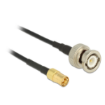DeLOCK 2m, BNC/SMB coaxial cable RG-174 Black