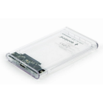 Gembird EE2-U3S9-6 storage drive enclosure HDD enclosure Transparent 2.5"