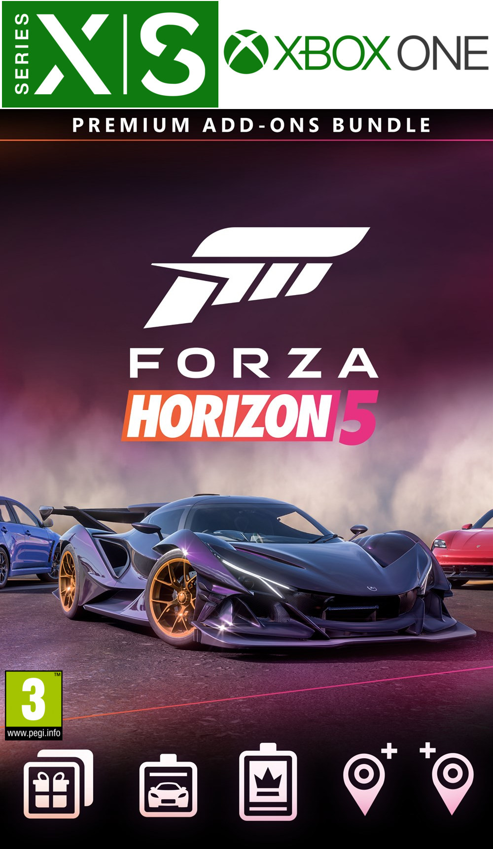 Microsoft Forza Horizon 5: Premium Add-Ons Bundle Video game downloadable content (DLC) Xbox One Multilingual