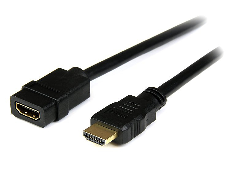 Image of StarTech.com 2m (6ft) HDMI Extension Cable - HDMI Male to Female...