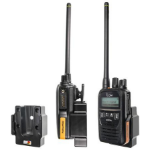 Brodit 710024 houder Passieve houder Tweewegsradio Zwart