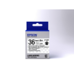 Epson Transparent Tape - LK-7TBN Clear Blk/Clear 36/9