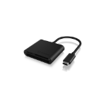ICY BOX IB-CR301-C3 card reader USB 3.2 Gen 1 (3.1 Gen 1) Type-C Black