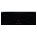 CDA 90cm 4 Zone Linear Induction Hob Black Zone induction hob