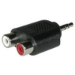 C2G 3.5mm Stereo M / 2x RCA F Black
