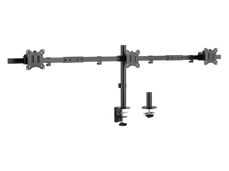 Photos - Other for Computer LevelOne Equip 650158 17-32 Articulating Triple Monitor Desk Mount Bra 
