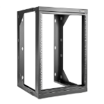 Rocstor Y10E029-B1 rack cabinet 15U Wall mounted rack Black