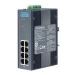 Advantech EKI-2528PAI-AE network switch Unmanaged L2 Fast Ethernet (10/100) Power over Ethernet (PoE) Black