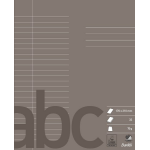 Bantex 100051988 writing notebook 32 sheets Grey