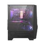 MSI MAG FORGE 100R computerbehuizing Midi Tower Zwart, Transparant