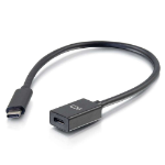 C2G 3ft (0.9m) USB-C to C 3.2 Gen 1 (5Gbps) Male to Female Extension Cable