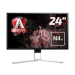 AOC AGON 1 AG241QX Monitor PC 61 cm (24") 2560 x 1440 Pixel Quad HD LED Nero, Rosso