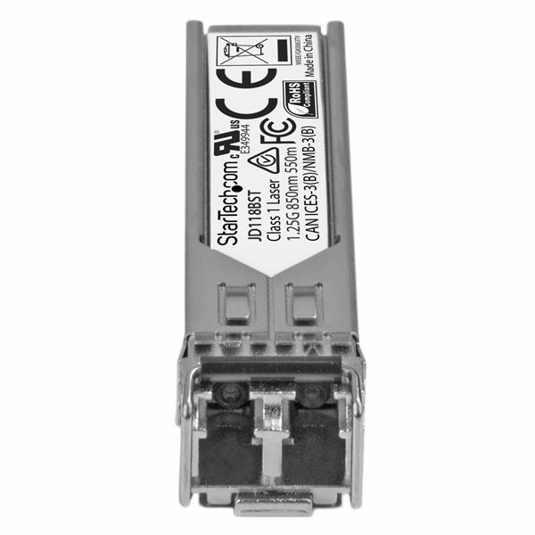 StarTech.com HPE JD118B Compatible SFP Module - 1000BASE-SX - 1GbE Multi Mode Fiber Optic Transceiver - 1GE Gigabit Ethernet SFP - LC 550m - 850nm - DDM HPE 5900, 12500, 5500