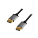 LogiLink CHA0100 HDMI cable 1 m HDMI Type A (Standard) Black, Grey
