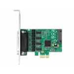 DeLOCK PCI Express x1 Card to 4 x Serial RS-232 with voltage supply