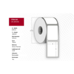 Capture CA-LB3141 printeretiket Wit