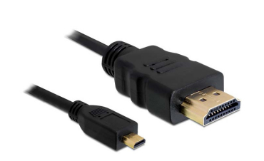 Photos - Cable (video, audio, USB) Delock HDMI cable 2 m HDMI Type A  HDMI Type D 826 (Standard)