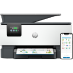 HP OfficeJet Pro 9120b All-in-One Printer, Colour, Printer for Home and home office, Print, copy, scan, fax, Wireless; Two-sided printing; Two-sided scanning; Scan to email; Scan to pdf; Fax; Front USB flash drive port; Touchscreen; Print from phone or ta