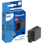 Pelikan 4109620/E95 Ink cartridge black, 1.1K pages 18ml (replaces Epson 27XL) for Epson WF 3620