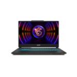 MSI Cyborg 15 A13UC-690BE Intel® Core™ i7 i7-13620H Ordinateur portable 39,6 cm (15.6") Full HD 16 Go DDR5-SDRAM 512 Go SSD NVIDIA GeForce RTX 3050 Wi-Fi 6 (802.11ax) Windows 11 Home Noir