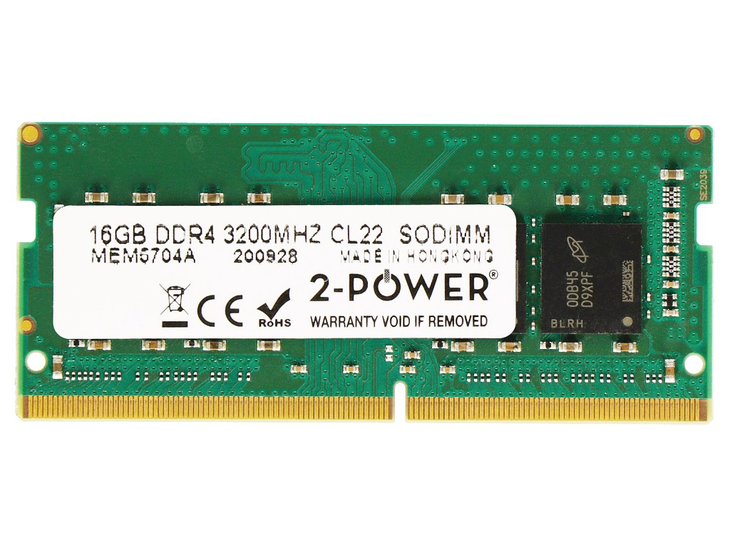 Image of 2-Power 2P-CT16G4SFRA32A memory module 16 GB 1 x 16 GB DDR4 3200 MHz