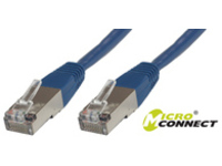 Image of Microconnect SSTP CAT6 5M networking cable Blue S/FTP (S-STP)
