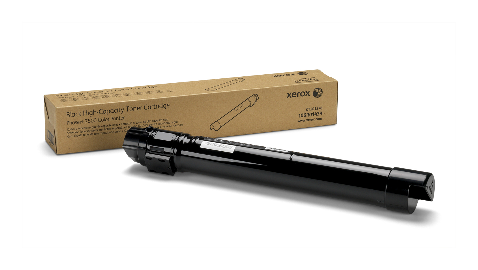 Image of Xerox 106R01439 Toner black, 19.8K pages/5% for Xerox Phaser 7500