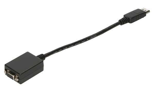 PSA Parts CAB0061A video cable adapter DisplayPort VGA (D-Sub) Black