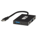 Tripp Lite U460-004-2A2C-2 interface hub USB 3.2 Gen 2 (3.1 Gen 2) Type-C 10000 Mbit/s Black